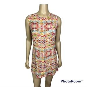 CAbi Style #760 Avery Aztec Print Multicolor Tunic Sx XS